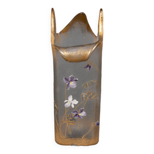 Vase émaillé dégagé - legras