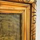Vintage signed cottage landscape oil painting