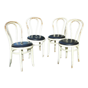 Ensemble de 4 chaises bistrot Thonet