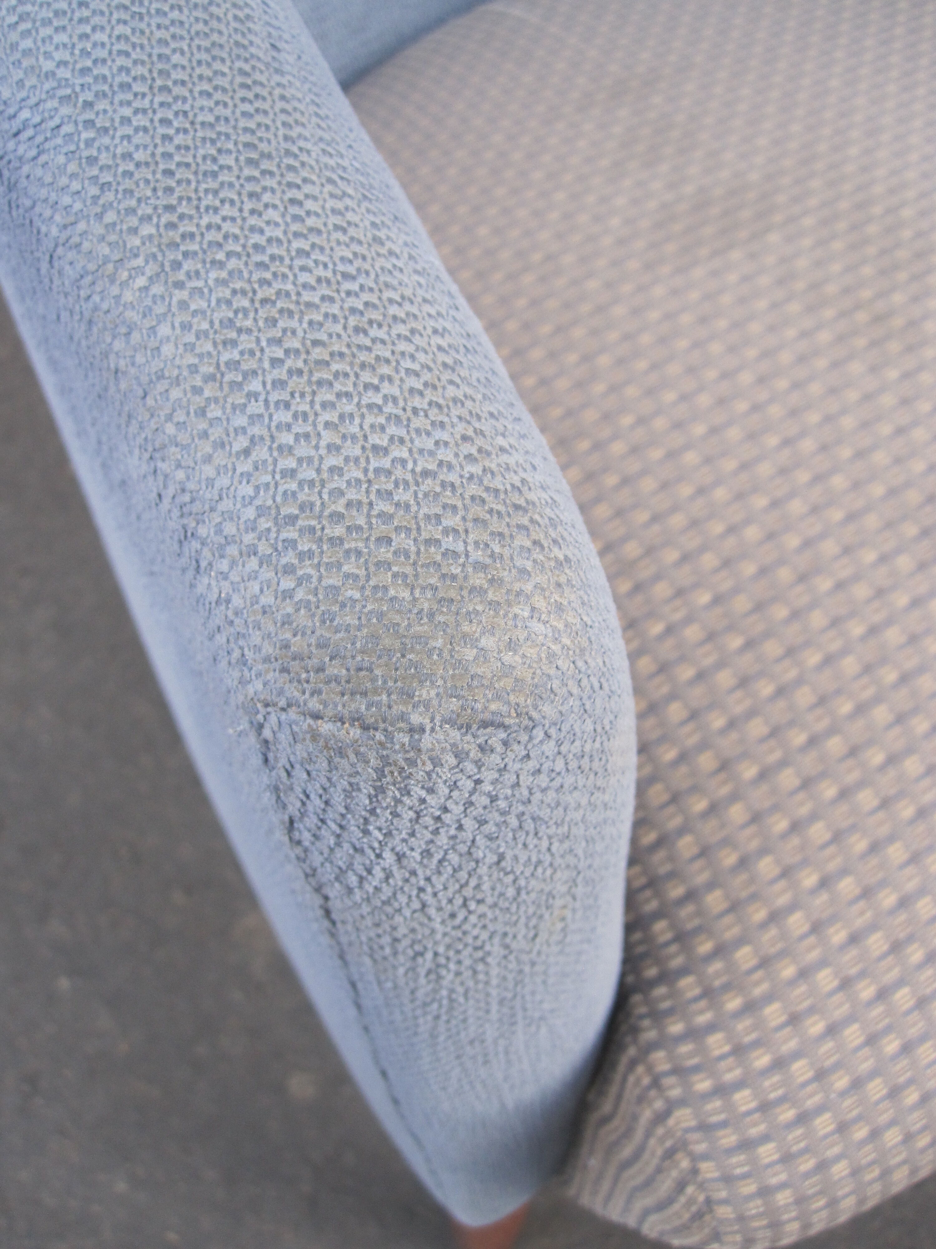 Pair of club style armchairs