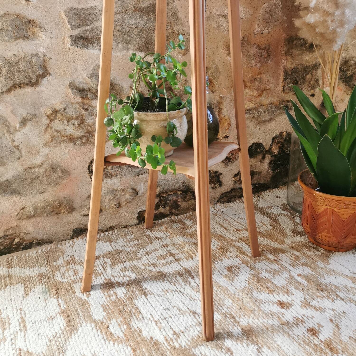 Art Deco tall plant stand