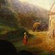 Old Dutch School Painting Countryside and Peasants