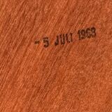 table basse en palissandre de Henri Walter Klein -Danemark 1968