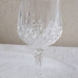 6 verres à pied cristal