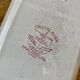 Soap dish Creil Montereau floral rose design