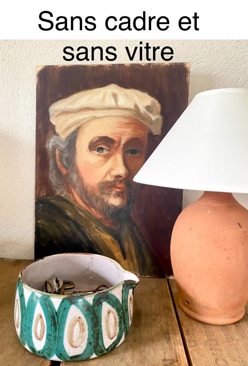 Framed portrait, Italy, 1950s