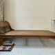 Indonesian daybed, canework and Java teak