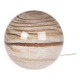 Glass lamp in the shape of a sphere, planetary