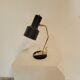 Vintage black and brass lamp from the 1970s