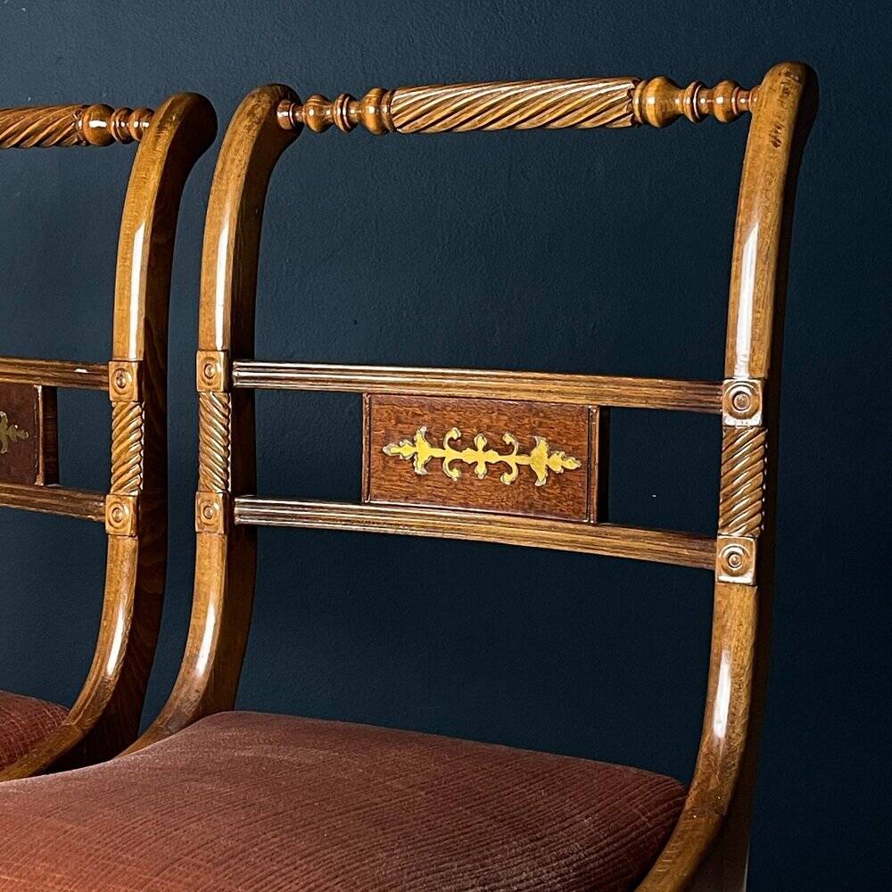 Dining chair set, Italy, 1960s