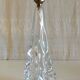 Table lamp base in crystal J.B. France - mid 20th century