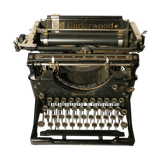 Underwood sewing machine