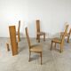 Ensemble de 6 chaises à repas par Rob & Dries van den Berghe, 1980
