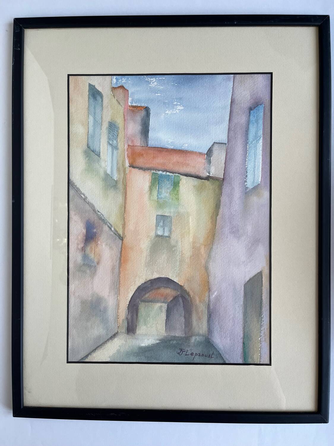 Painting: Watercolor - Portugal landscape