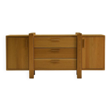 Brustalist oak sideboard, Belgium.