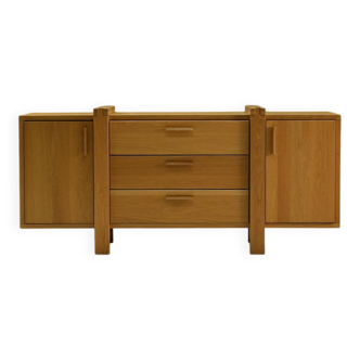 Buffet en chêne Brustalist, Belgique.