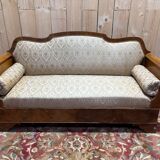 Banquette à crosses de style Louis Philippe