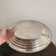Vintage Serving Platter Gratin Vegetable Dish Silver Metal Art Deco 1930