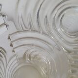 Vase Art deco molded glass