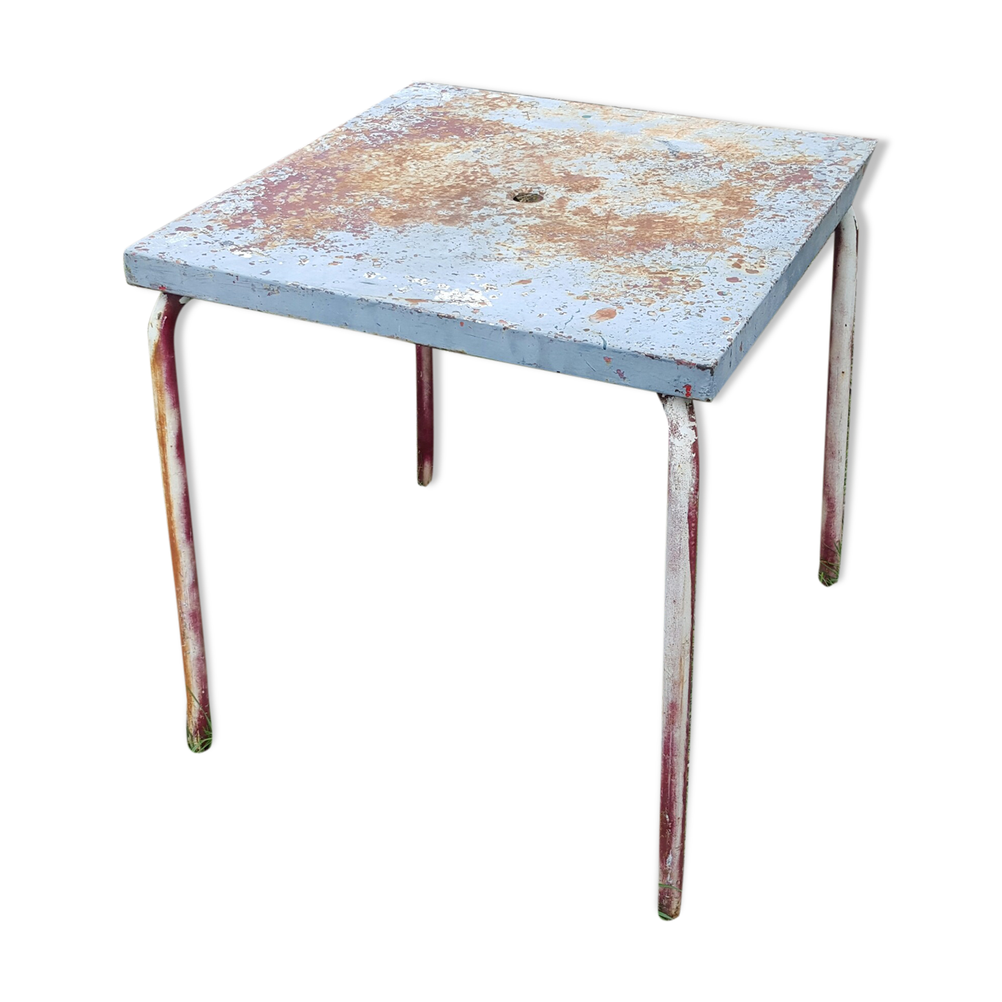 METAL terrace table TOLIX 1950