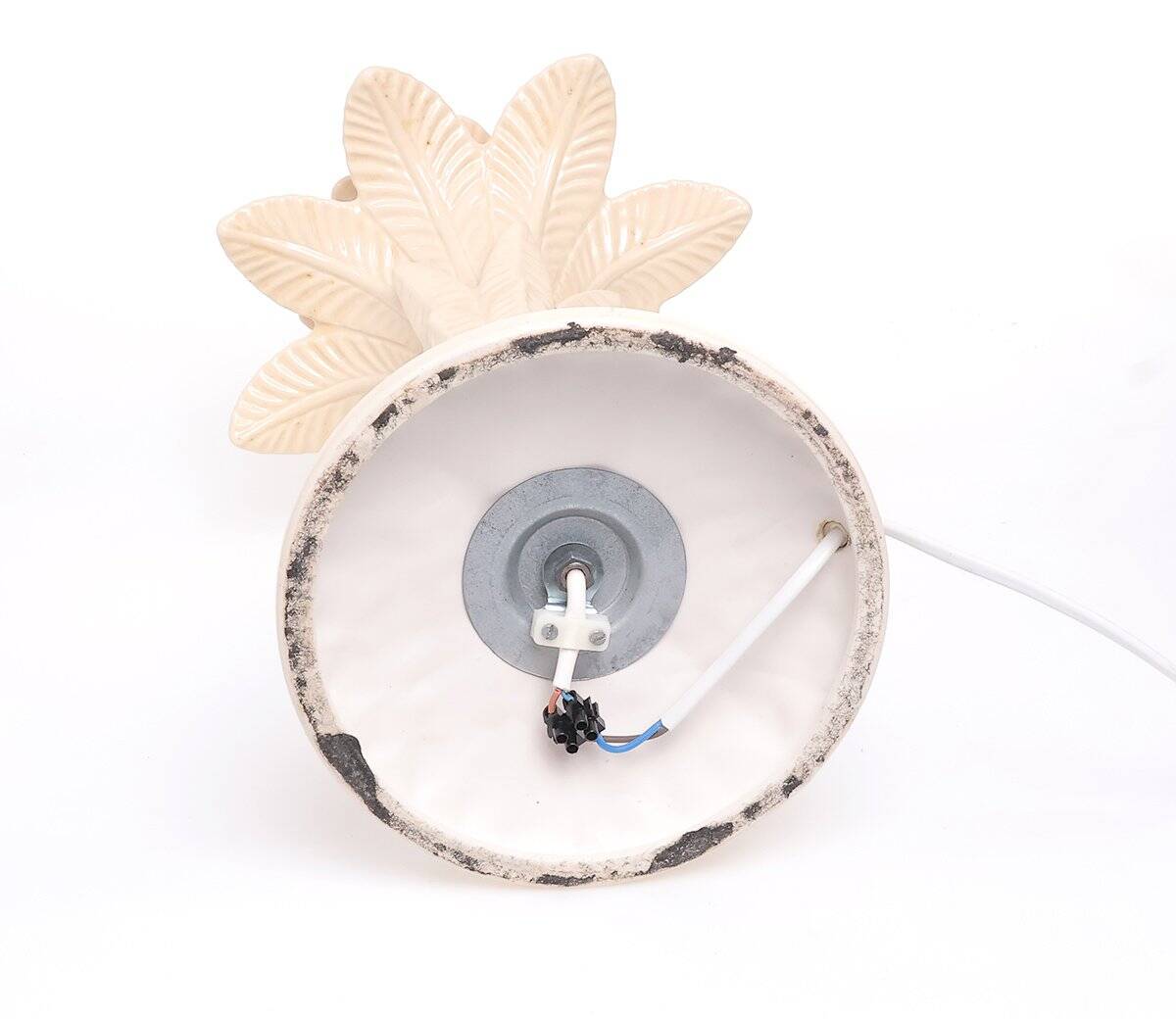 Vintage ceramic palm tree lamp, 1970s