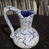 Small blue and white vase