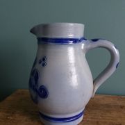 Alsace stoneware pitcher signed Remmy fils Betschdorf