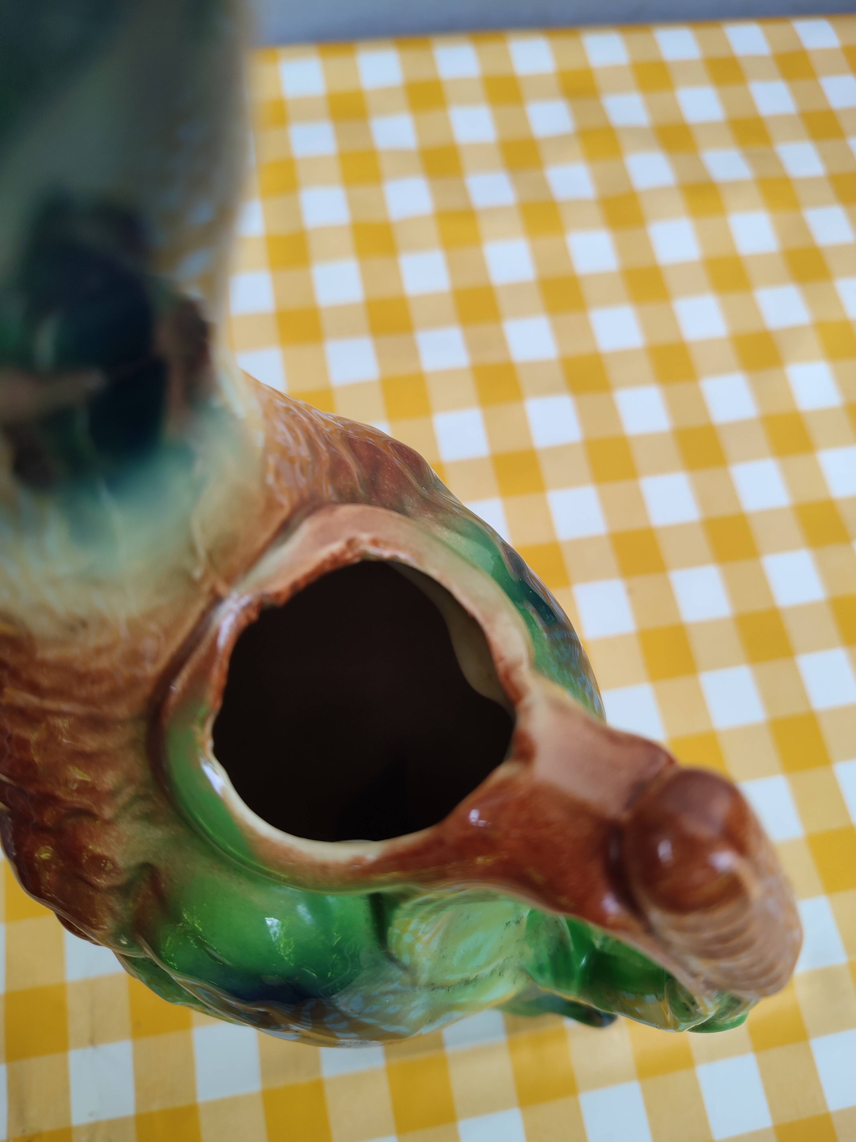 Pitcher in slurry duck Saint-Clément XXth