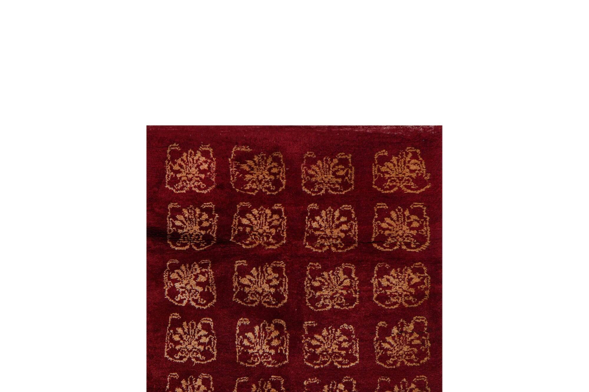 Vintage handmade Turkish rug 112x235 cm