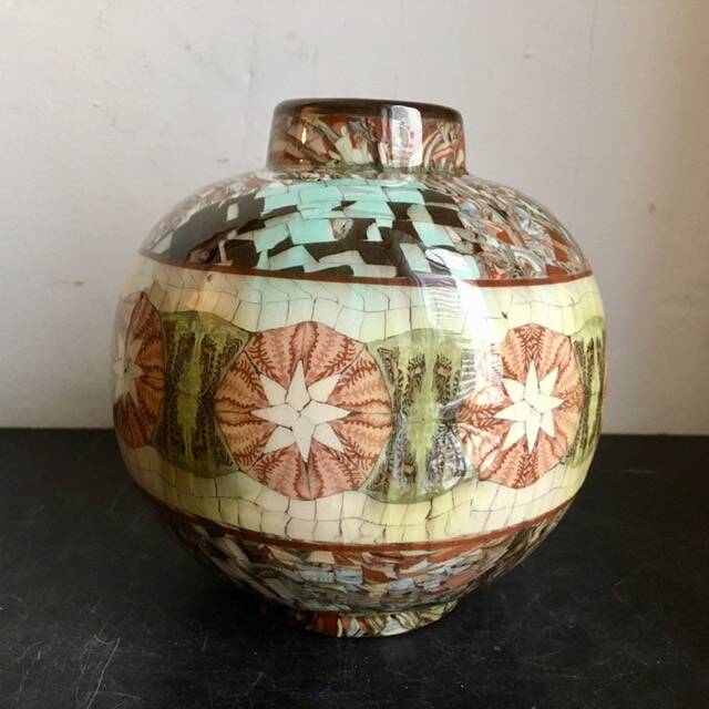 Vase  boule Jean Gerbino 1876-1966 Vallauris