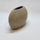 Vase lentille en céramique beige