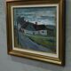 John Börén, Swedish modern landscape, 1960s, Oil painting, Framed