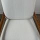 Vintage Lounge Armchair Solid Pine 1970 Boucle Fabric Ecru