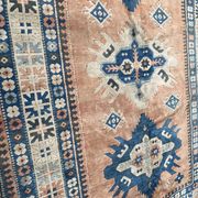Vintage Turkish carpet Kars Anatolia handmade 224x324 cm