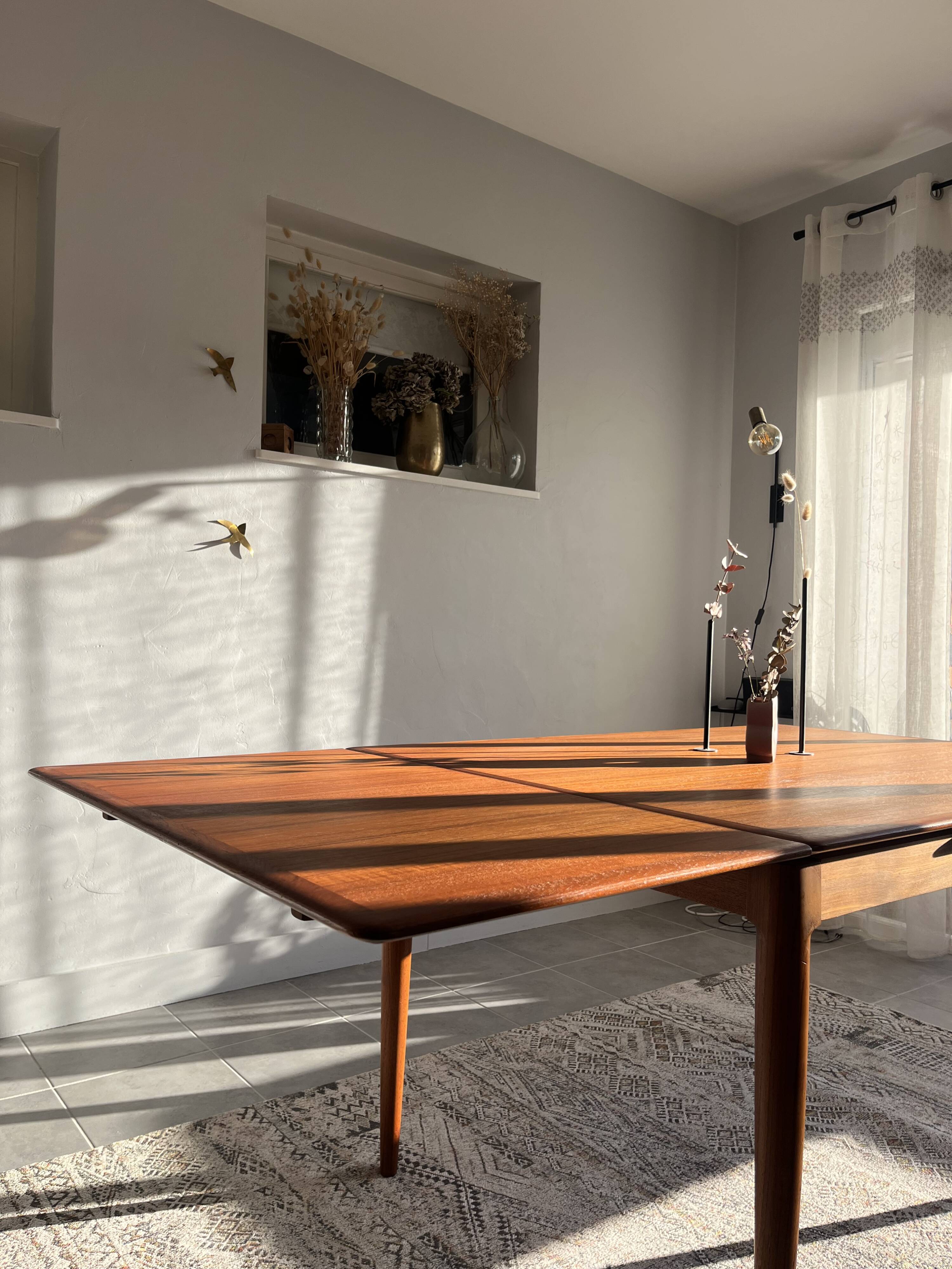 Danish extendable table Skovmand & Andersen