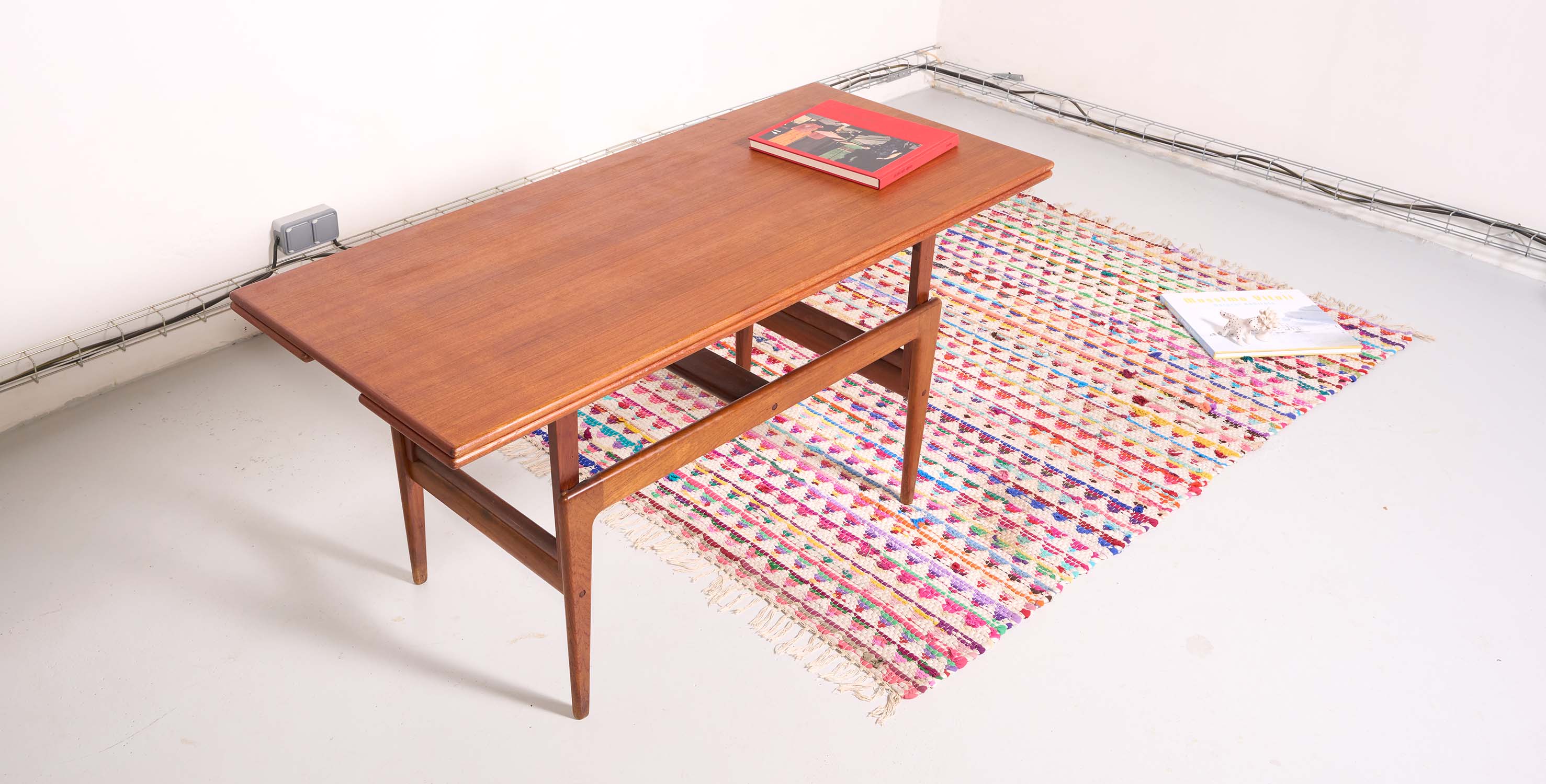 Danish vintage table Kai Kristiansen "Elevator" - convertible high table
