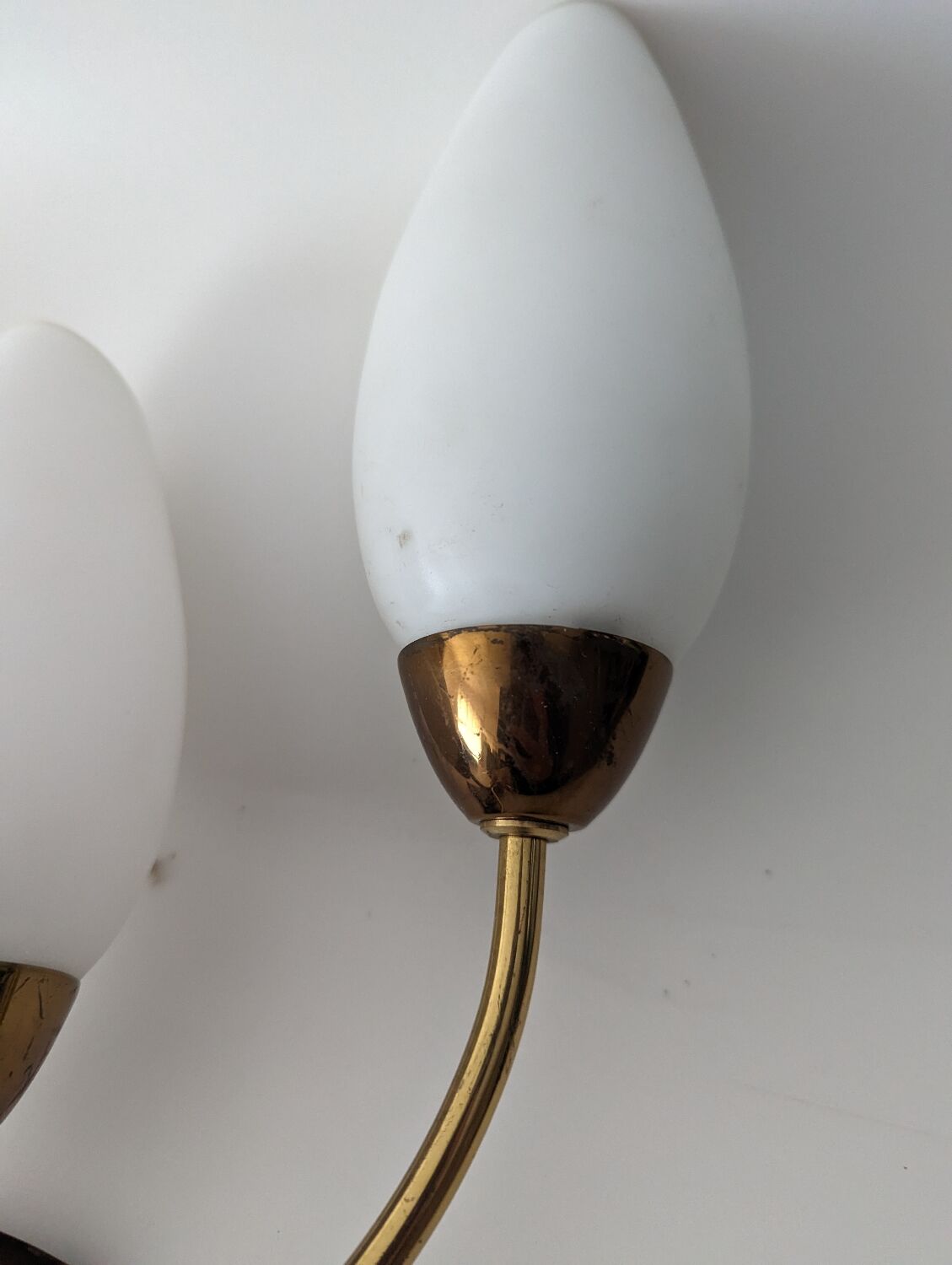 Pair wall lamp hollywood regency style