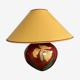 Ceramic lamp by Louis Drimmer