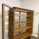 Vintage wardrobe with glass doors