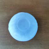 Art deco vase blue glass paste