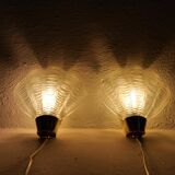 Midcentury Modern wall sconces pair ASEA, "Shell", 1950s, Sweden