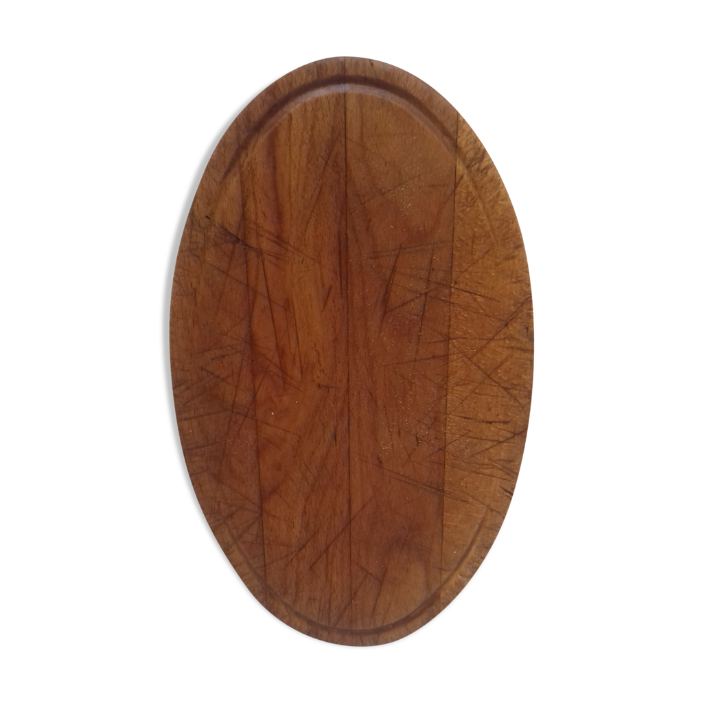 Planche à Découper Ancienne En Bois - Occasion Bon état - Objet De Décoration Ou Utilitaire