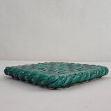 Vallauris woven ceramic trivet / bottle
