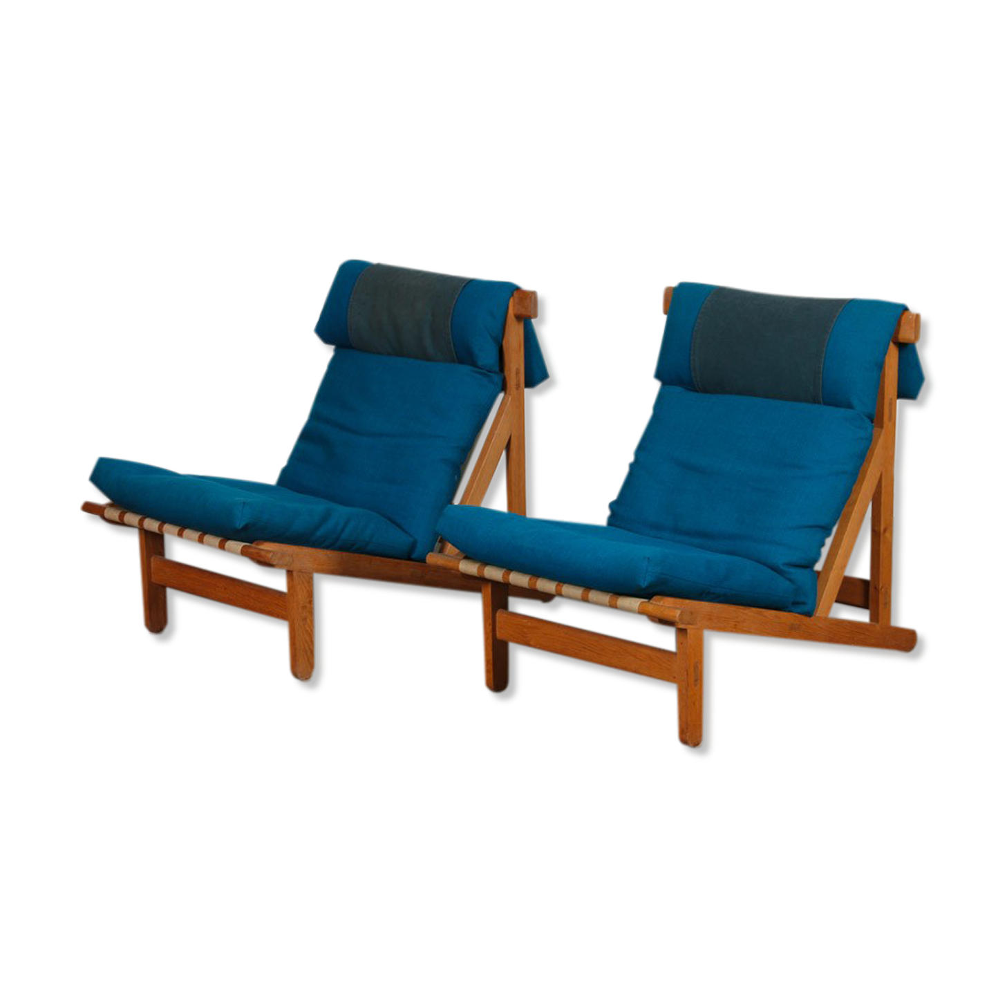 Pair of armchairs by Bernt Petersen for Worts Mobelsnedkeri, 1960