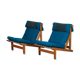 Pair of armchairs by Bernt Petersen for Worts Mobelsnedkeri, 1960