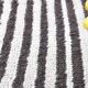 8x10 Pinstriped Brown & White Vintage Rug, 265x300Cm SK 240422