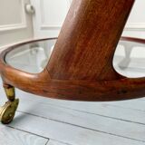 Cesare Lacca rolling coffee table service trolley