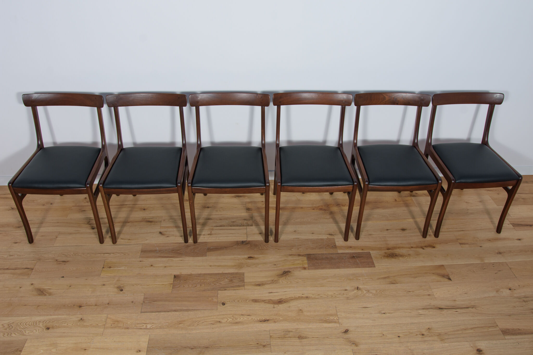 Danish Rungstedlund Chairs by O. Wanscher for Poul Jeppesen Møbelfabrik, 1960s, Set of 6