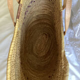 Vintage straw basket