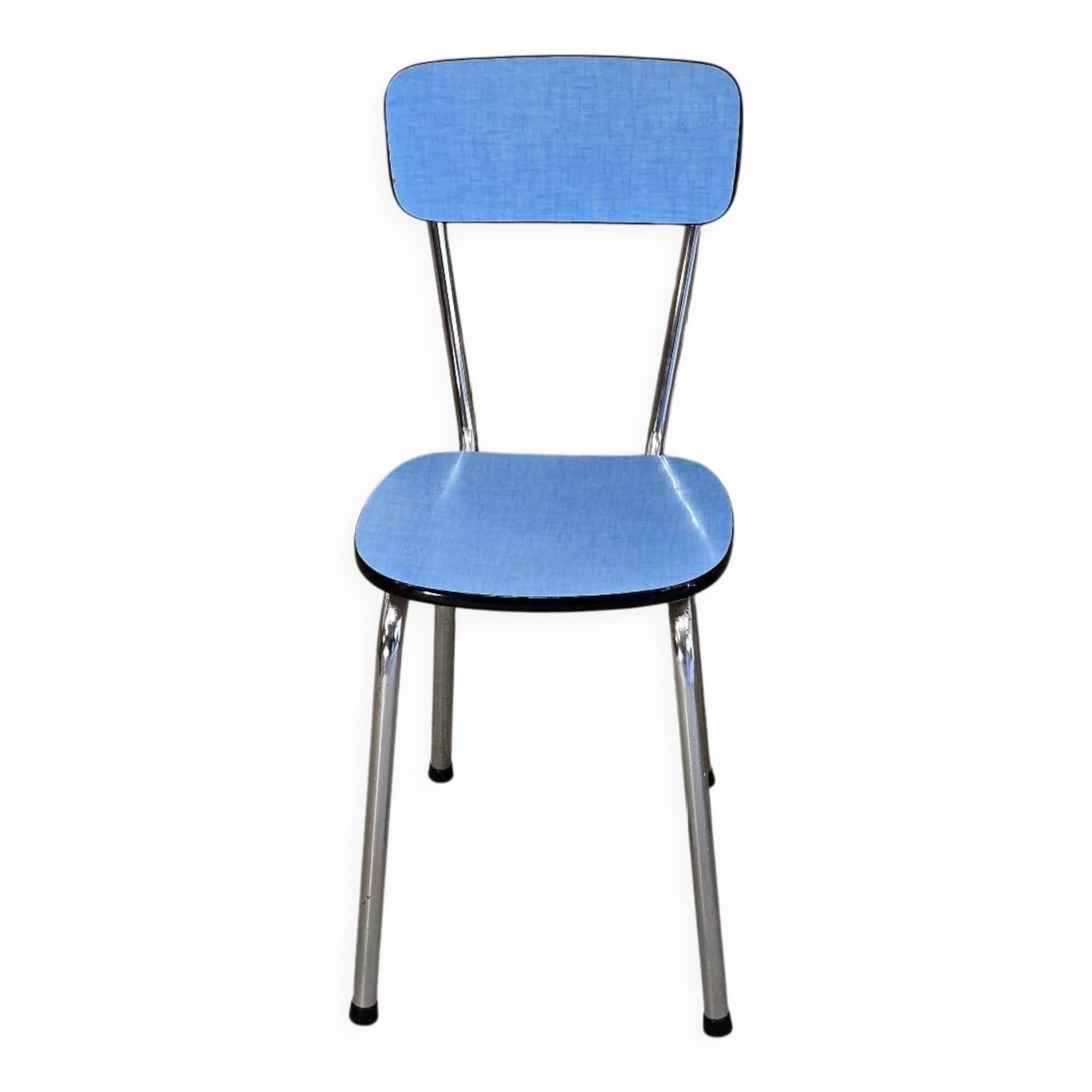 Blue Formica chair 1960